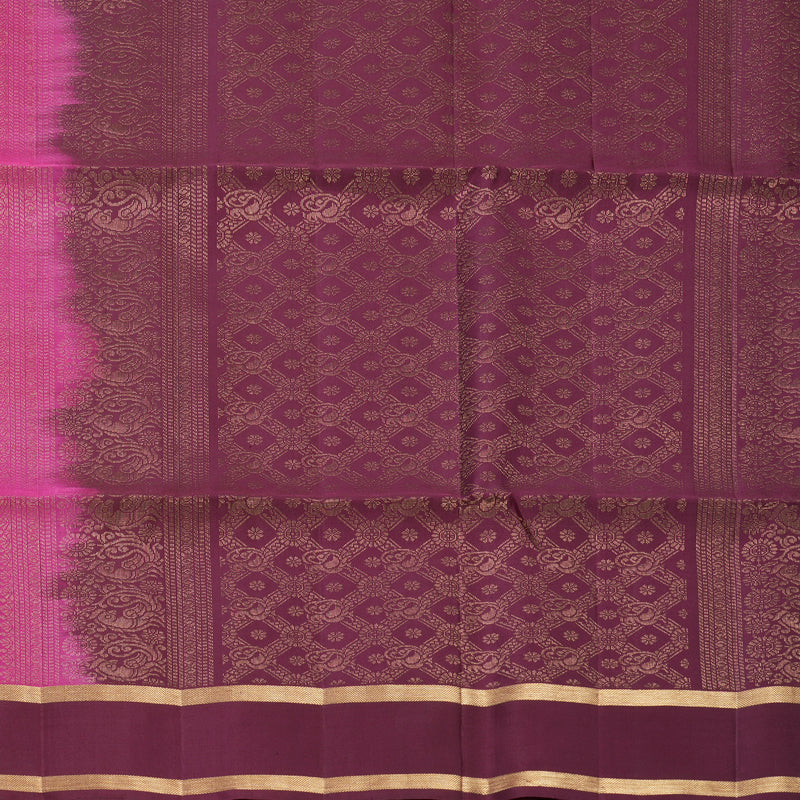 Hayagrivas Magenta Handloom Soft Silk Saree KBF536G3-9