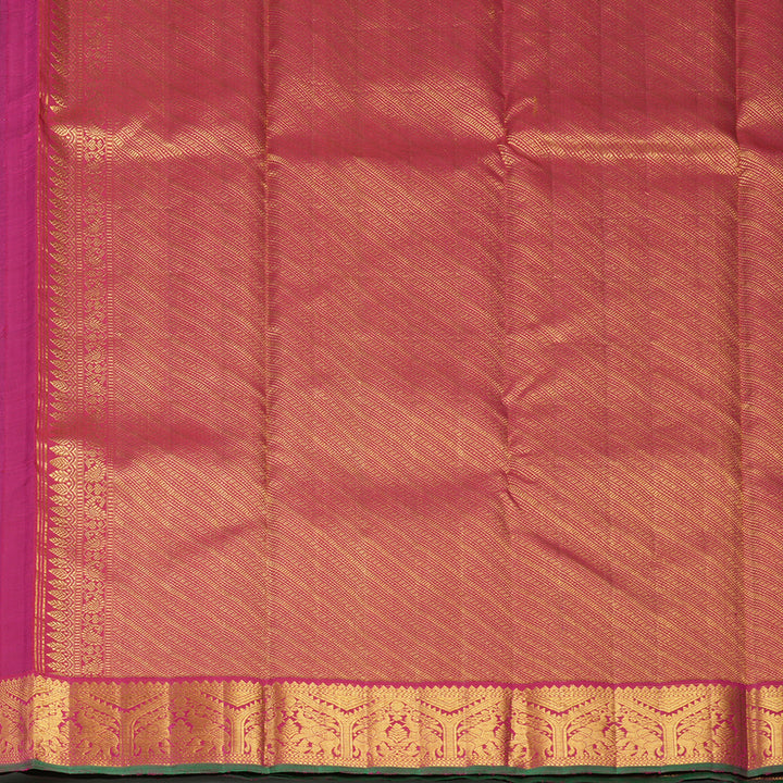 Hayagrivas Handloom Vadamalli Purple Kanjivaram Silk Saree KBF537G5-1
