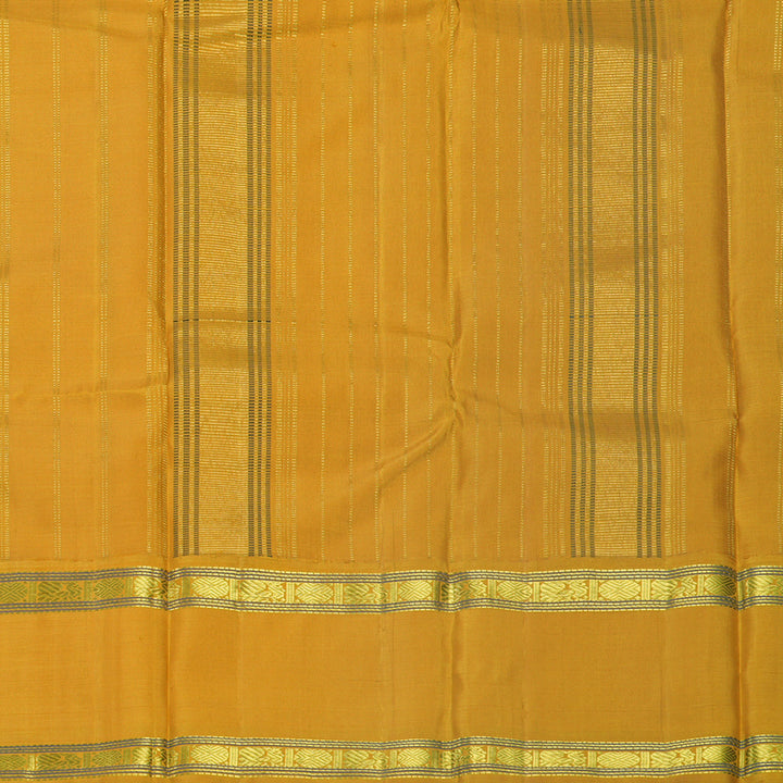 Hayagrivas Handloom Deep Jamun Kanjivaram Silk Saree with Mustard Yellow Border KBF538G2-1