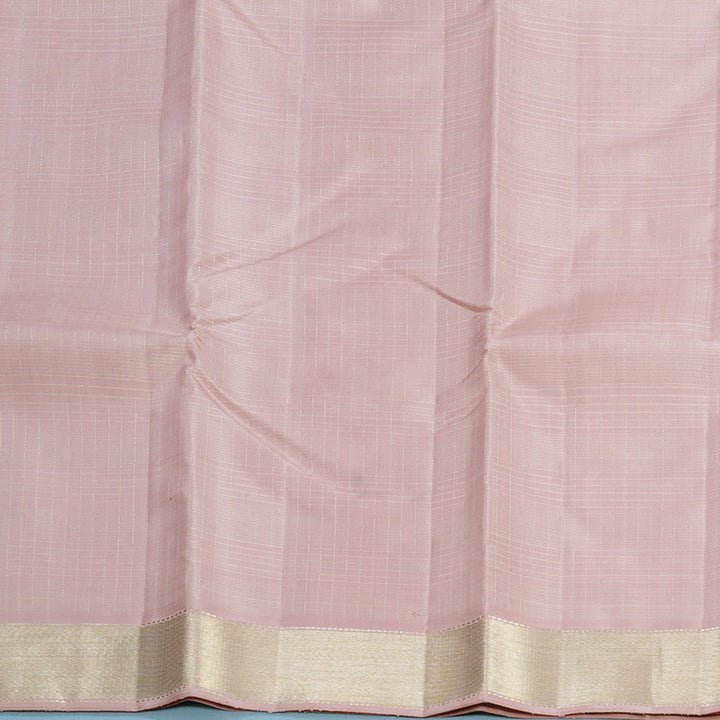 Hayagrivas Handloom Pastel Pink Kanjivaram Silk Saree KBF540G5-1