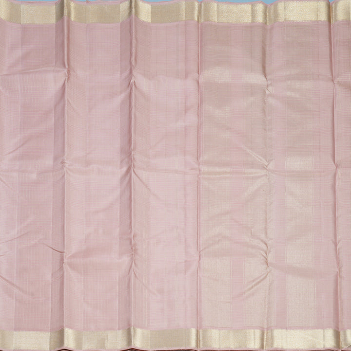 Hayagrivas Handloom Pastel Pink Kanjivaram Silk Saree KBF540G5-1