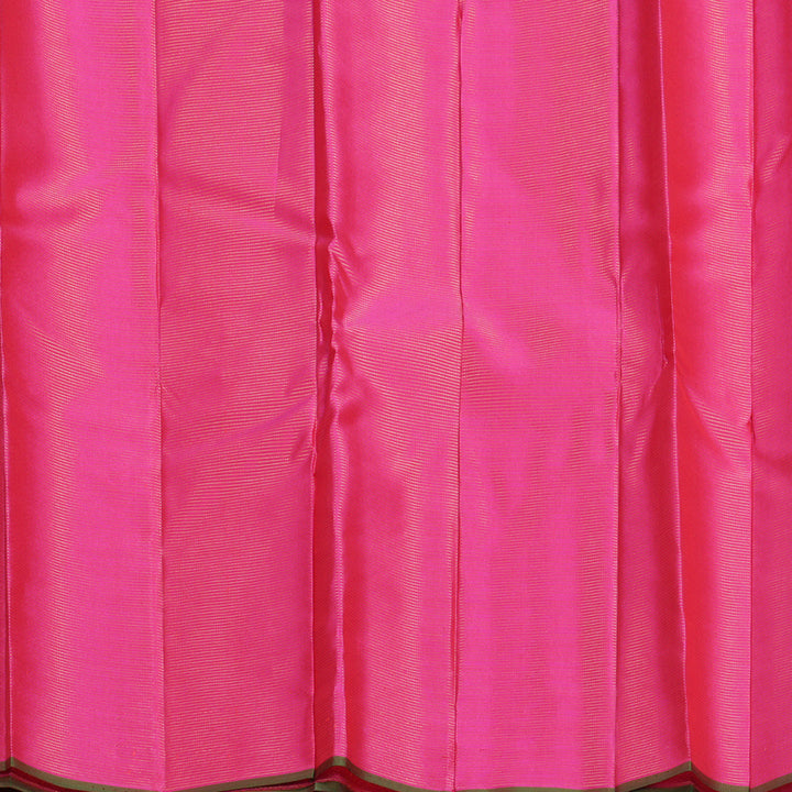 Hayagrivas Handloom Rani Pink Kanjivaram Silk Saree KBF542G11-1