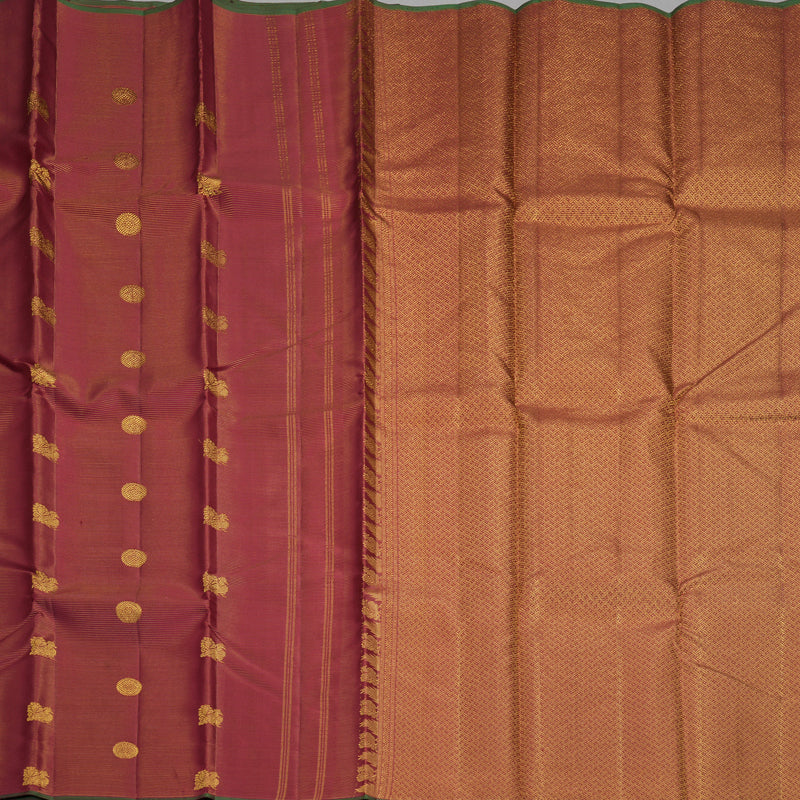 Hayagrivas Handloom Maroon Kanjivaram Silk Saree KBF542G11-2