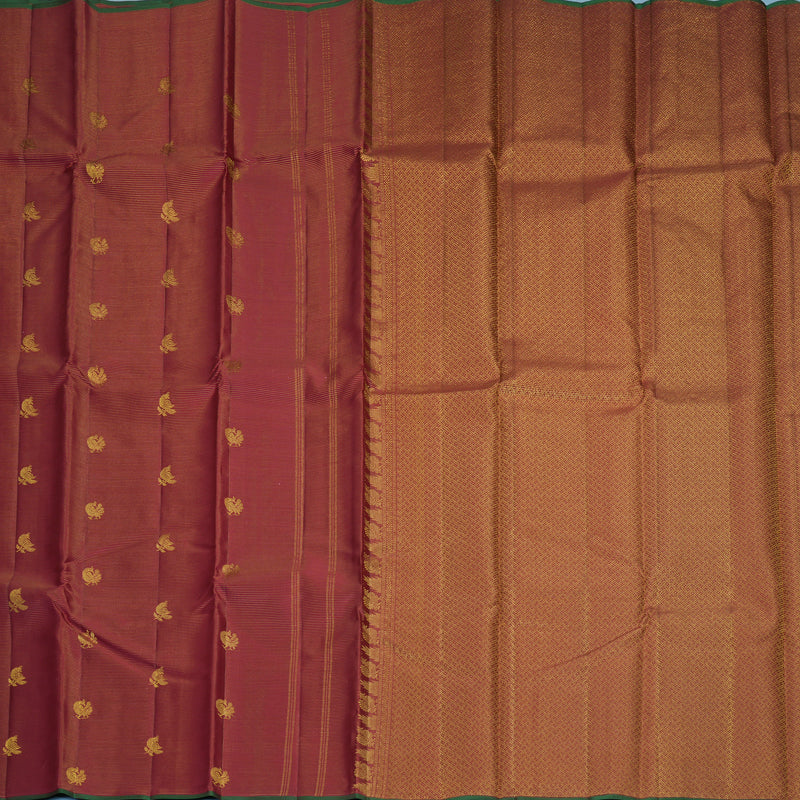 Hayagrivas Handloom Maroon Kanjivaram Silk Saree KBF542G11-3