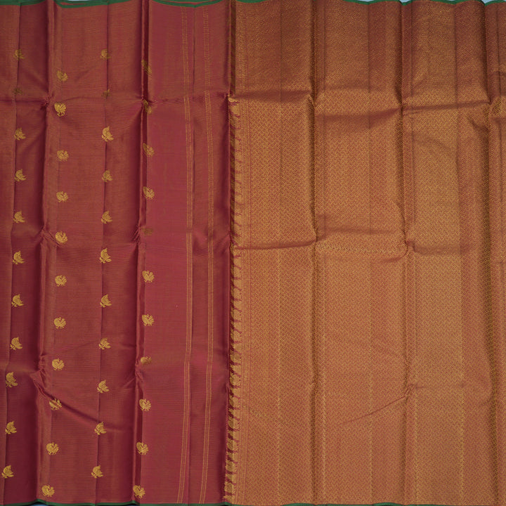 Hayagrivas Handloom Maroon Kanjivaram Silk Saree KBF542G11-3