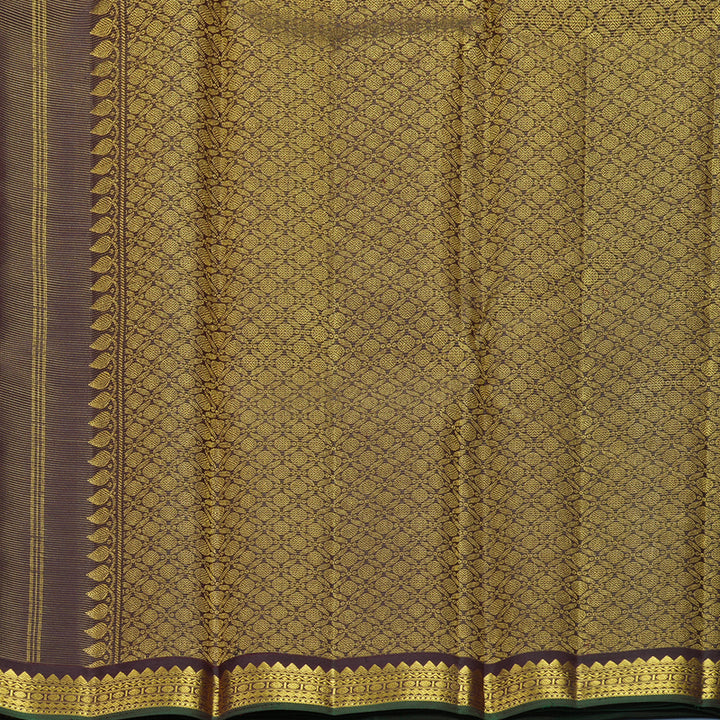 Hayagrivas Handloom Deep Snuff Kanjivaram Silk Saree KBF542G4-2