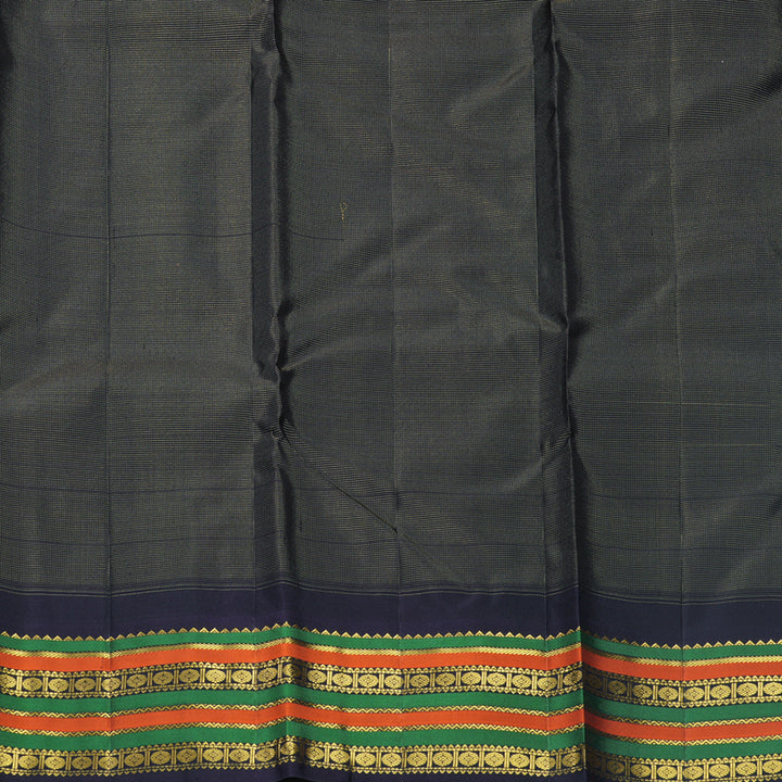 Hayagrivas Handloom Bright Pink Kanjivaram Silk Saree with Deep Wine Border KBF542G8-1
