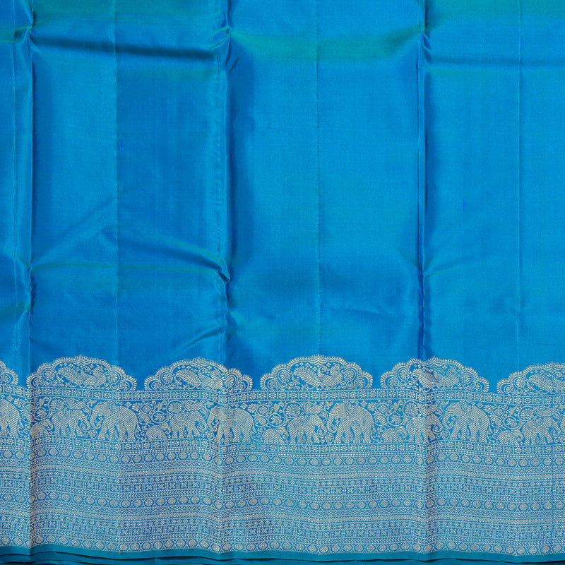 Hayagrivas Handloom Mayilkazhuthu Kanjivaram Silk Saree KBF544G4-2