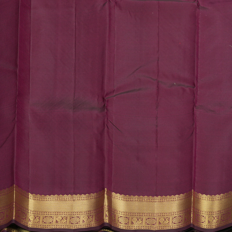 Hayagrivas Handloom Wine Purple Kanjivaram Silk Saree KBF544G5-7