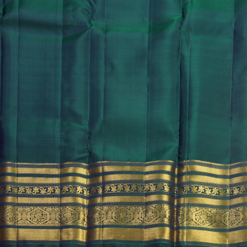 Hayagrivas Handloom Red Kanjivaram Silk Saree KBF545G1-3