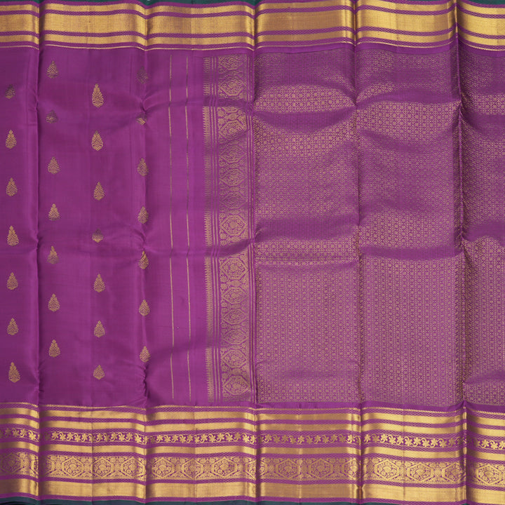 Hayagrivas Handloom Vadamalli Purple Kanjivaram Silk Saree KBF545G1-4