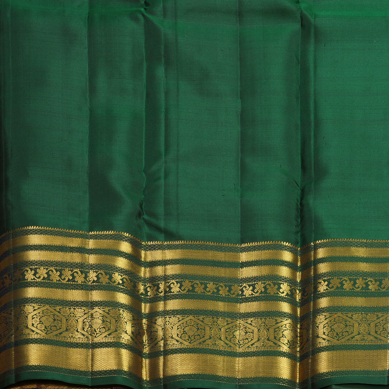 Hayagrivas Handloom Purple Kanjivaram Silk Saree KBF545G1-5