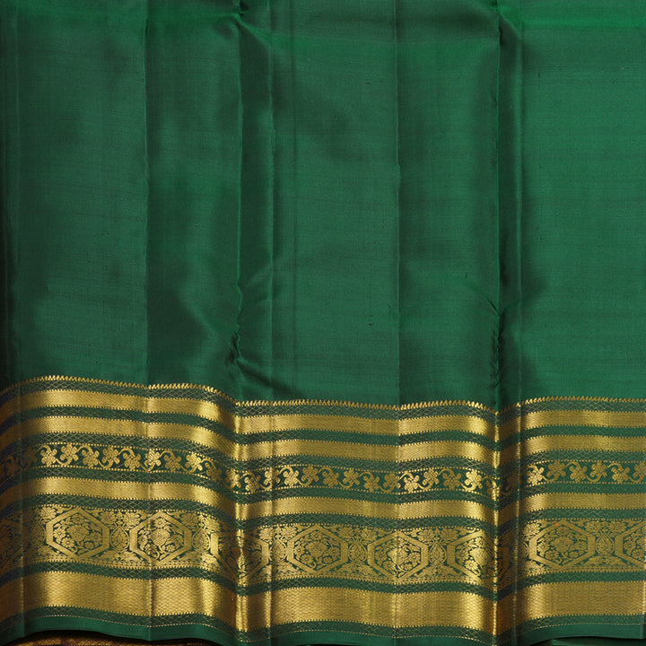 Hayagrivas Handloom Purple Kanjivaram Silk Saree KBF545G1-5