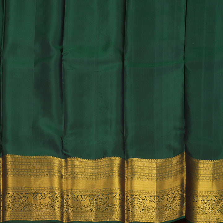 Hayagrivas Handloom Rani Pink Kanjivaram Silk Saree KBF545G2-3