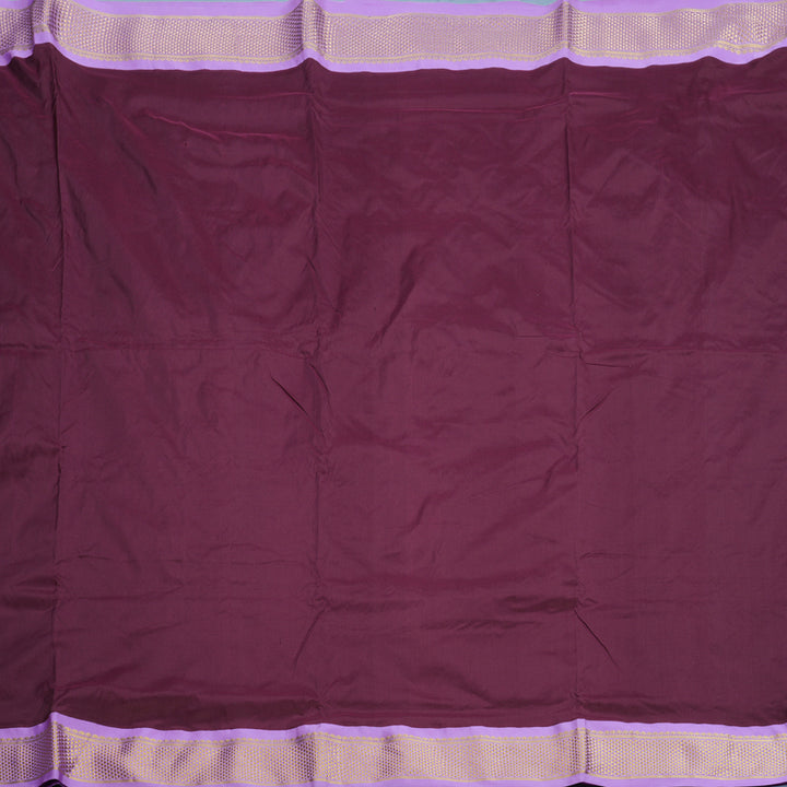 Hayagrivas Handloom Burgundy Ten Yards Silk Saree KBF548G1-67