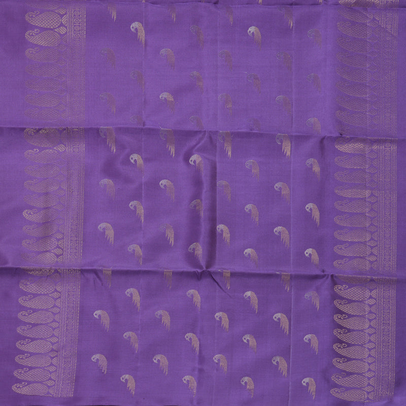 Hayagrivas Lavender Handloom Soft Silk Saree KBF553G12-1