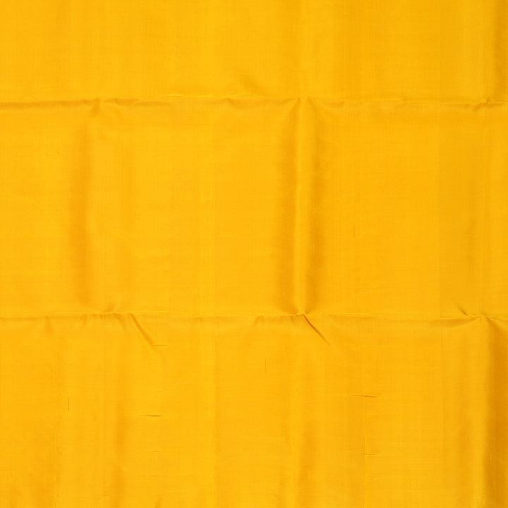 Hayagrivas Mustard Yellow Handloom Soft Silk Saree KBF553G7-2