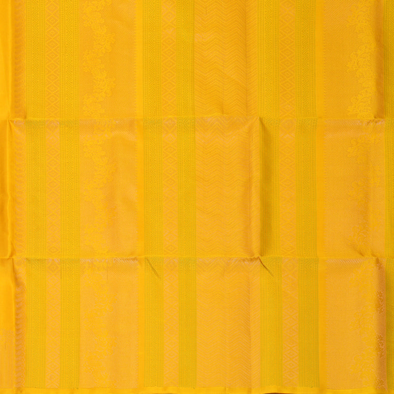 Hayagrivas Mustard Yellow Handloom Soft Silk Saree KBF553G7-2