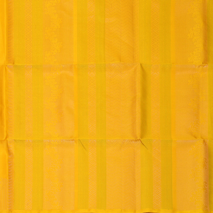 Hayagrivas Mustard Yellow Handloom Soft Silk Saree KBF553G7-2