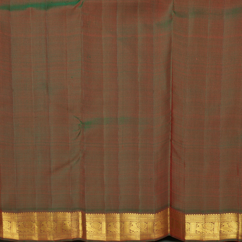 Hayagrivas Handloom Burgundy Kanjivaram Silk Saree with Manthalir Border KBF557G4-1