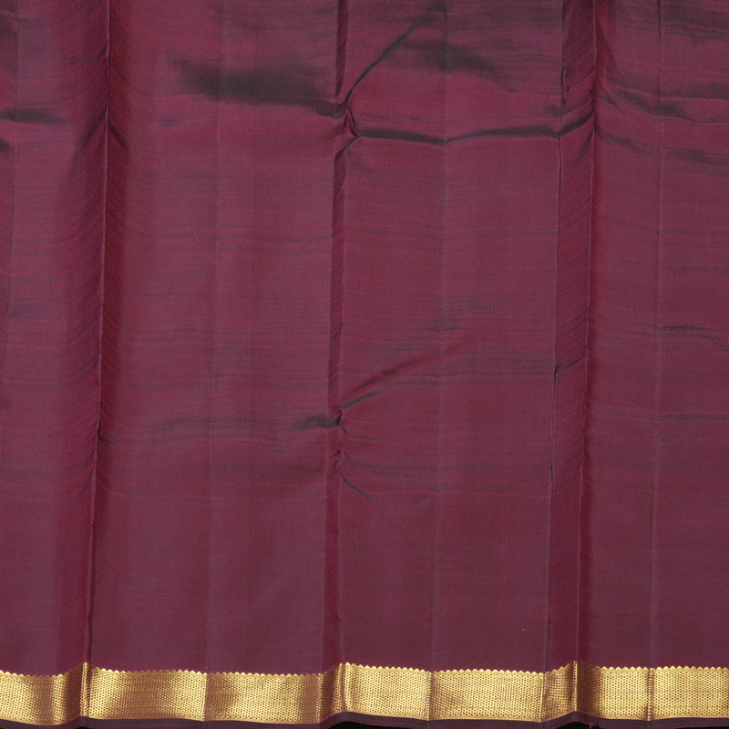 Hayagrivas Handloom Wine Maroon Kanjivaram Silk Saree KBF558G11-1
