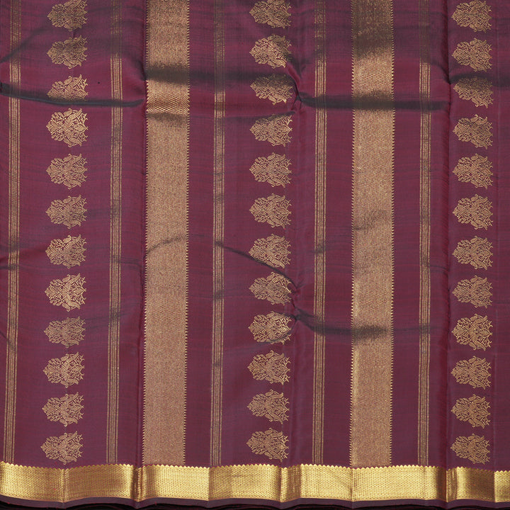 Hayagrivas Handloom Wine Maroon Kanjivaram Silk Saree KBF558G11-1