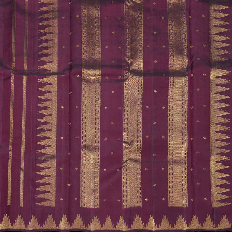 Hayagrivas Handloom Wine Maroon Kanjivaram Silk Saree KBF558G2-1