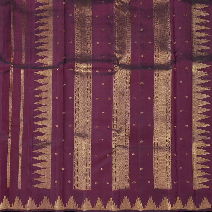 Hayagrivas Handloom Wine Maroon Kanjivaram Silk Saree KBF558G2-1