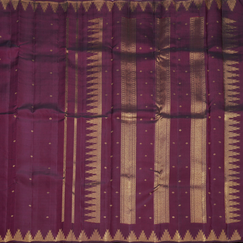 Hayagrivas Handloom Wine Maroon Kanjivaram Silk Saree KBF558G2-1