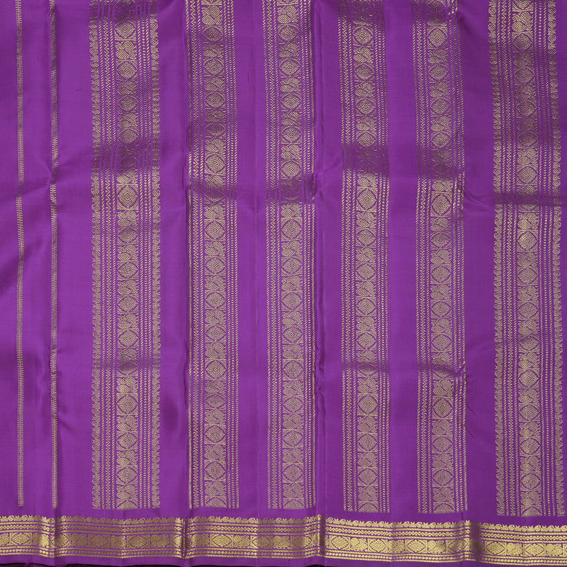 Hayagrivas Handloom Vadamalli Purple Kanjivaram Silk Saree KBF563G1-3