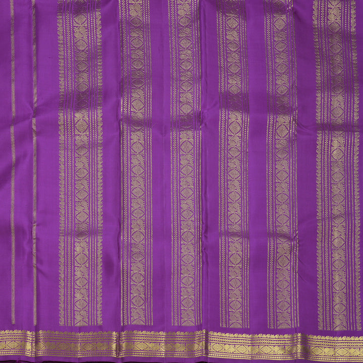 Hayagrivas Handloom Vadamalli Purple Kanjivaram Silk Saree KBF563G1-3