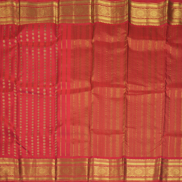 Hayagrivas Handloom Reddish-Pink Kanjivaram Silk Saree KBF563G2-2