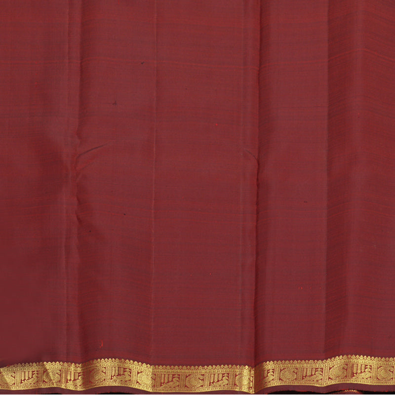 Hayagrivas Handloom Maroon Kanjivaram Silk Saree KBF565G9-9