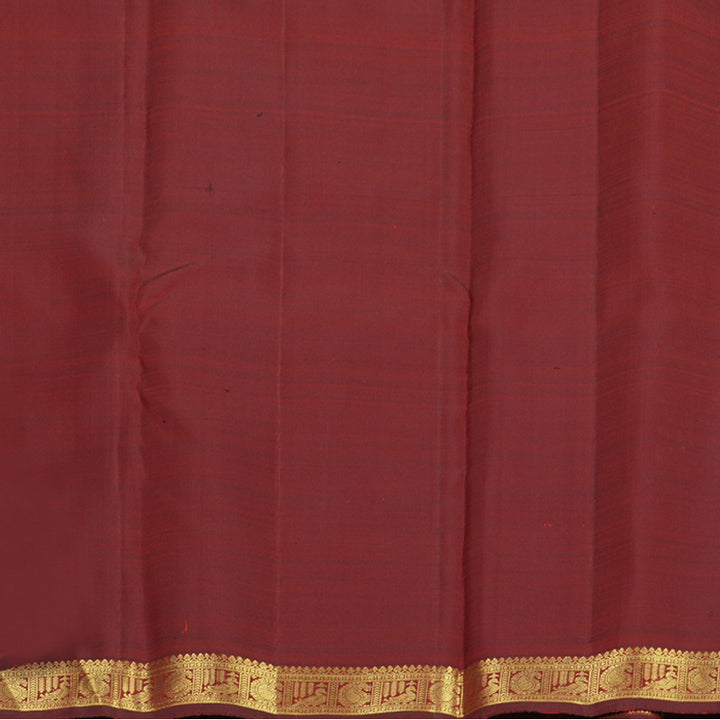 Hayagrivas Handloom Maroon Kanjivaram Silk Saree KBF565G9-9