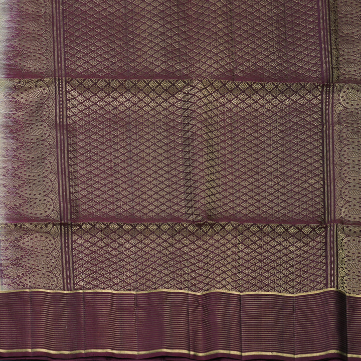 Hayagrivas Beige Handloom Soft Silk Saree KBF566G3-2