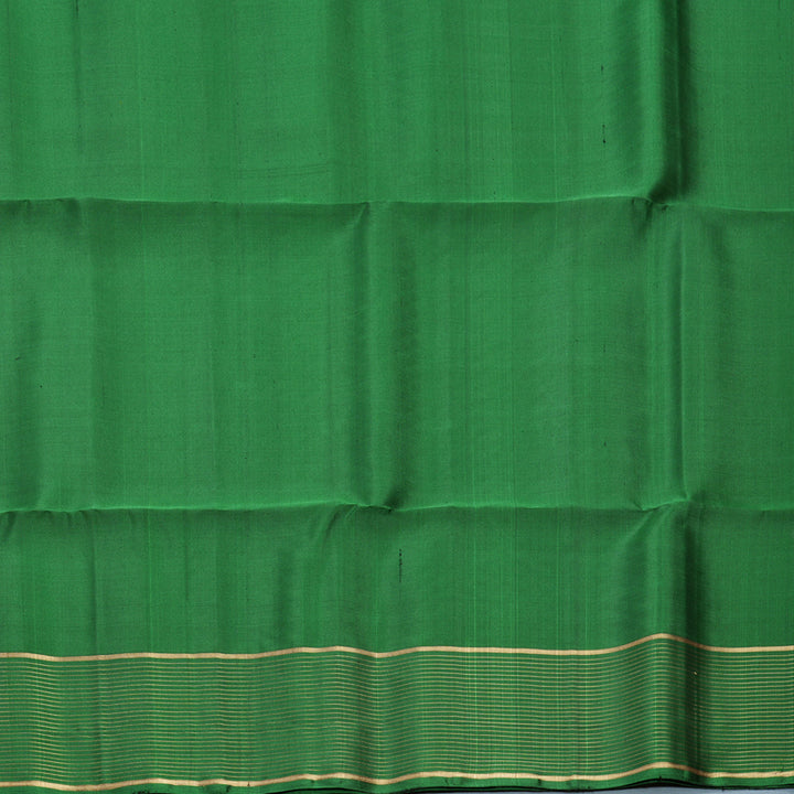 Hayagrivas Yellowish-Green Handloom Soft Silk Saree KBF566G3-5