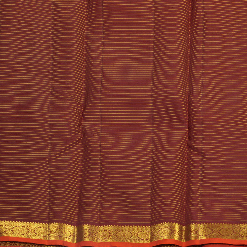 Hayagrivas Handloom Coffee Brown Kanjivaram Silk Saree KBF568G10-1
