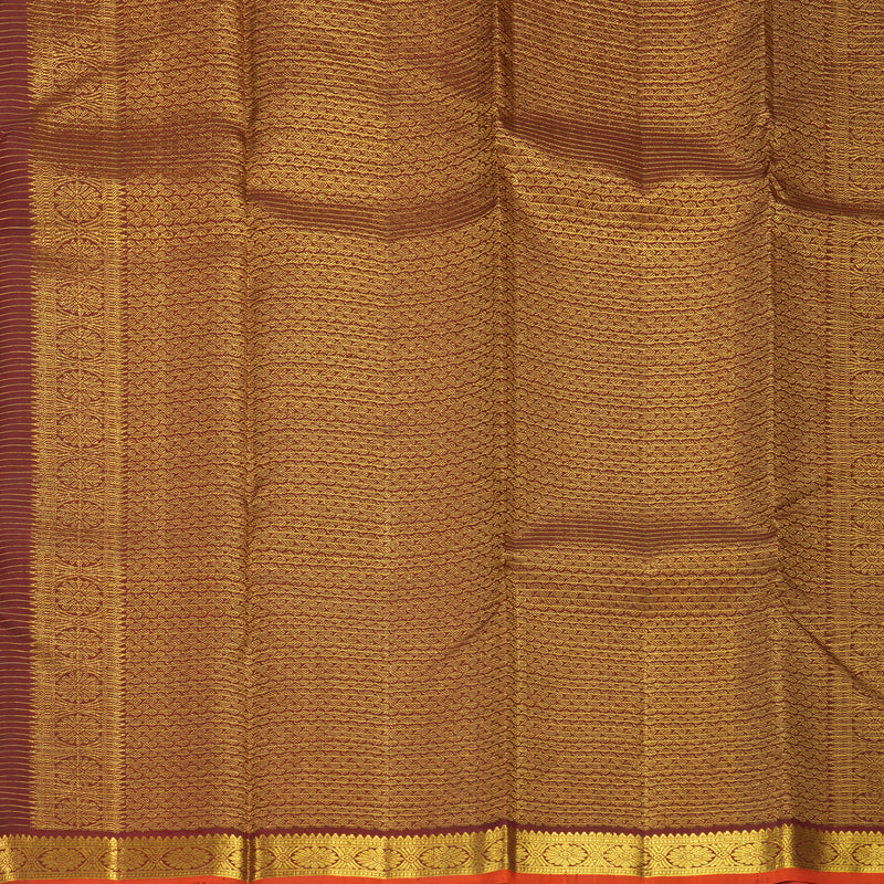 Hayagrivas Handloom Coffee Brown Kanjivaram Silk Saree KBF568G10-1