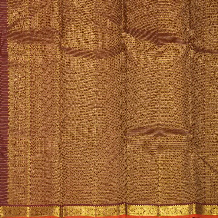 Hayagrivas Handloom Coffee Brown Kanjivaram Silk Saree KBF568G10-1