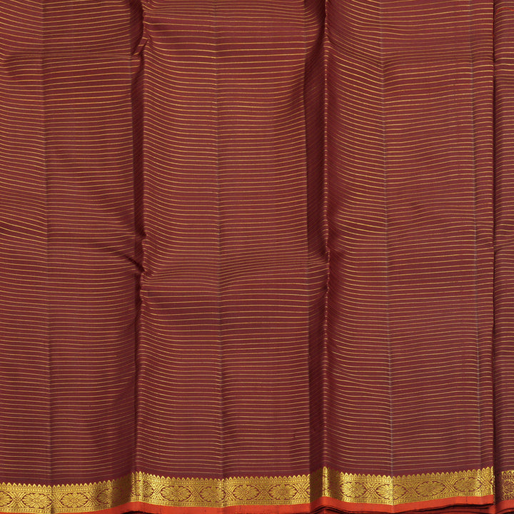Hayagrivas Handloom Maroon Kanjivaram Silk Saree KBF568G10-2