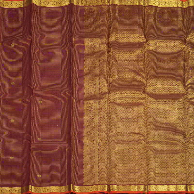 Hayagrivas Handloom Maroon Kanjivaram Silk Saree KBF568G10-2