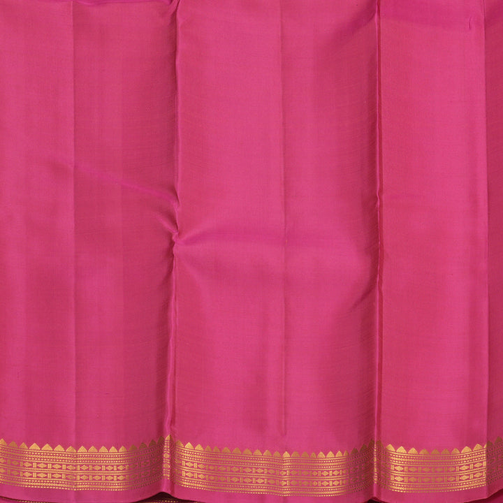 Hayagrivas Handloom Pink Kanjivaram Silk Saree KBF568G3-10