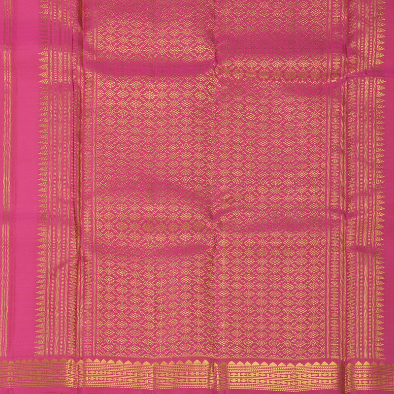 Hayagrivas Handloom Pink Kanjivaram Silk Saree KBF568G3-10