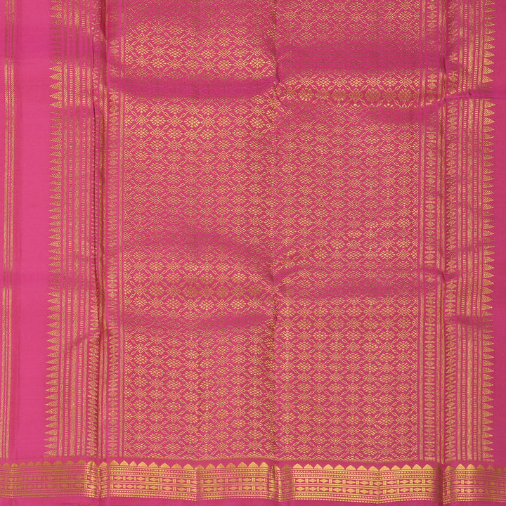 Hayagrivas Handloom Pink Kanjivaram Silk Saree KBF568G3-10