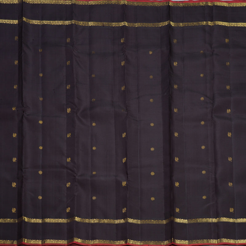 Hayagrivas Handloom Kanchana Brown Kanjivaram Silk Saree KBF568G4-4