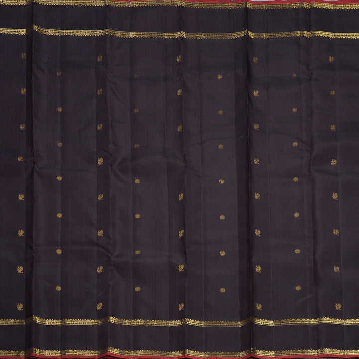 Hayagrivas Handloom Kanchana Brown Kanjivaram Silk Saree KBF568G4-4