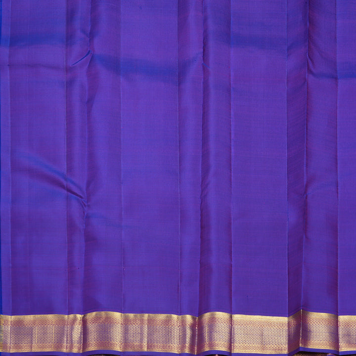 Hayagrivas Handloom Lavender Kanjivaram Silk Saree with Purple Border KBF568G5-11