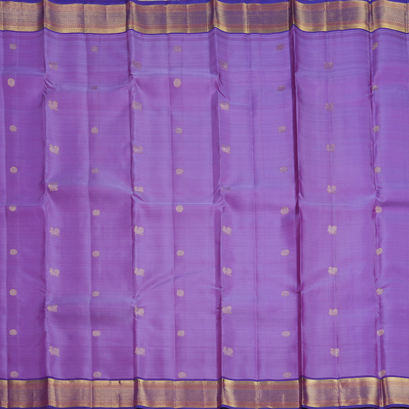 Hayagrivas Handloom Lavender Kanjivaram Silk Saree with Purple Border KBF568G5-11