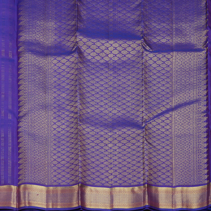 Hayagrivas Handloom Lavender Kanjivaram Silk Saree with Purple Border KBF568G5-11