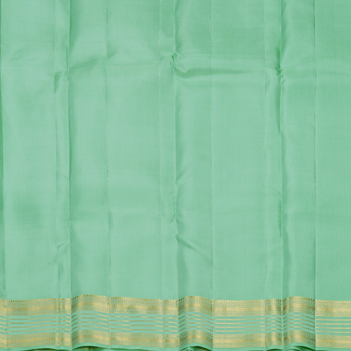 Hayagrivas Handloom Pastel Green Kanjivaram Silk Saree KBF568G5-13